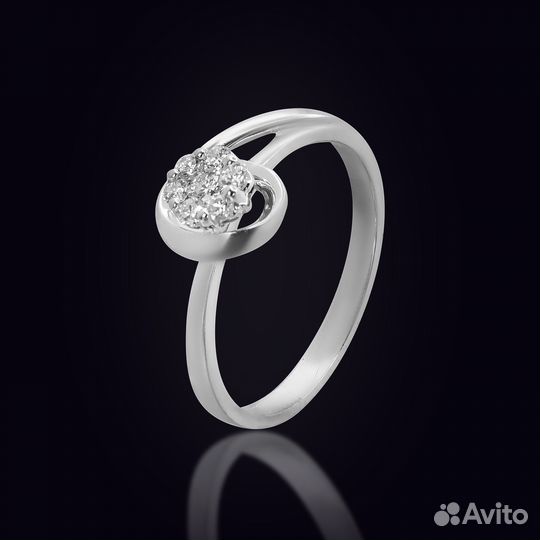 Золотое Кольцо 585 пробы с бриллиантами. Рассрочка