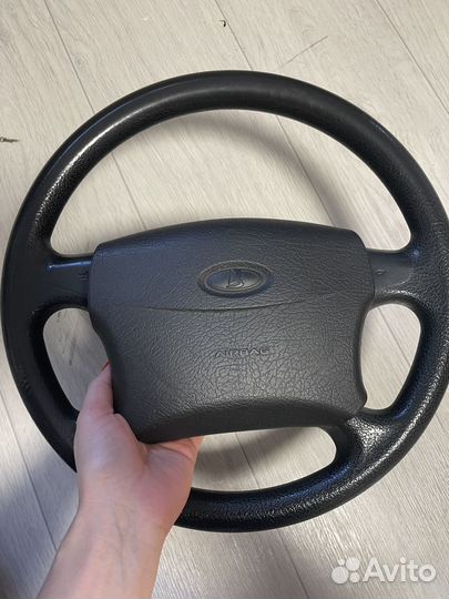 Руль с подушкой priora 1