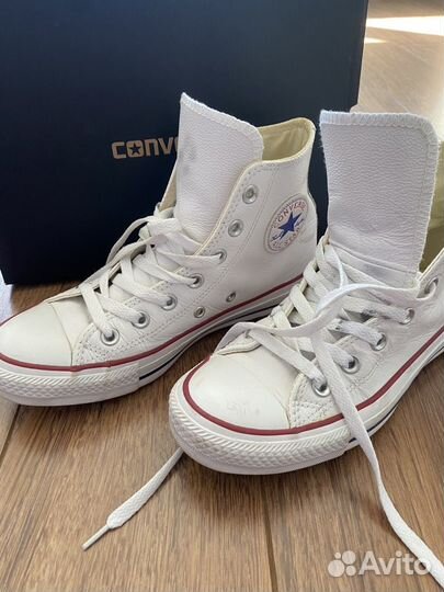 Кеды converse женские кожаные 38