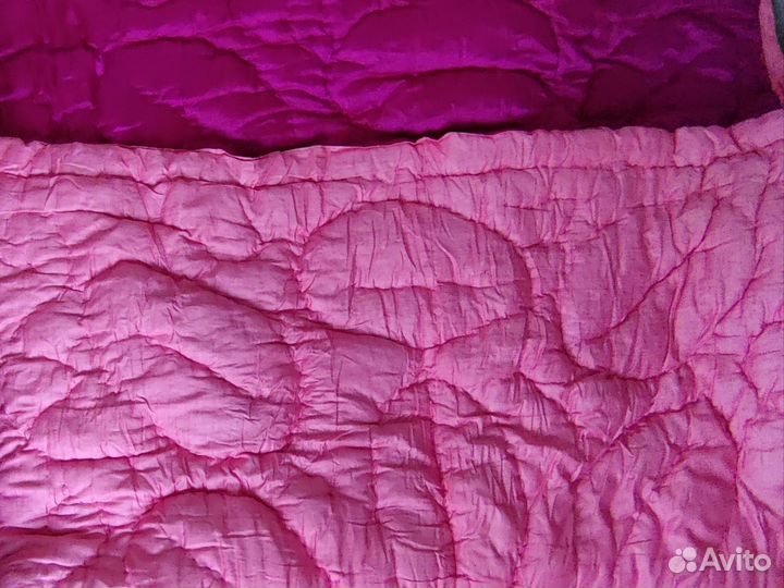 Одеяло стеганое ручная работа шерсть 145смна 210см