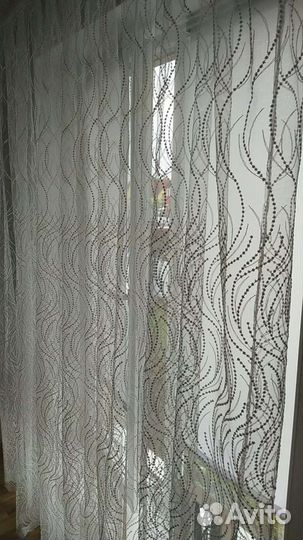 Тюль готовая бу