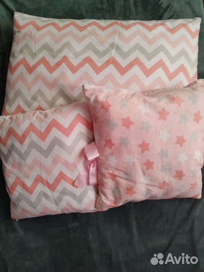 Подушки-бортики в детскую кроватку