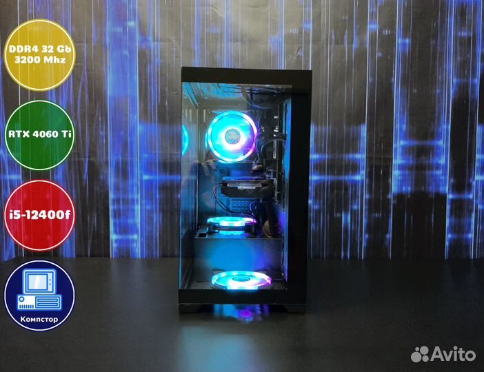 Игровой пк i5-RTX4060Ti-32DDR4-SOI6284097135-B760
