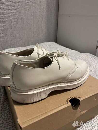 Мужские ботинки Dr. Martens 1461 Mono White y2k