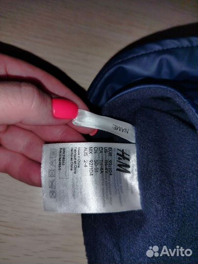 Шапка новая непромокаемая H&M 2-4 года