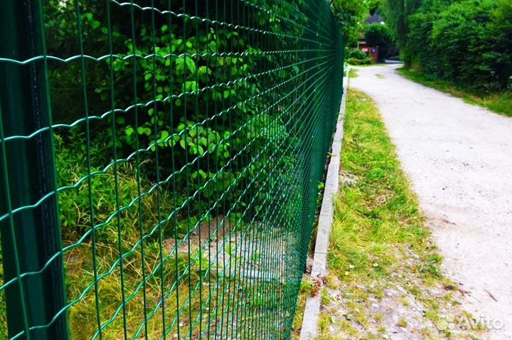 Забор из сварной сетки для дома под ключ
