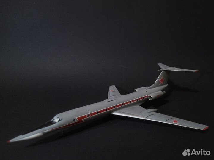 Модель самолёта Ту 134 убл, Ту 154М 1: 144