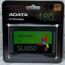 Жесткий диск SSD adata SU650 480gb