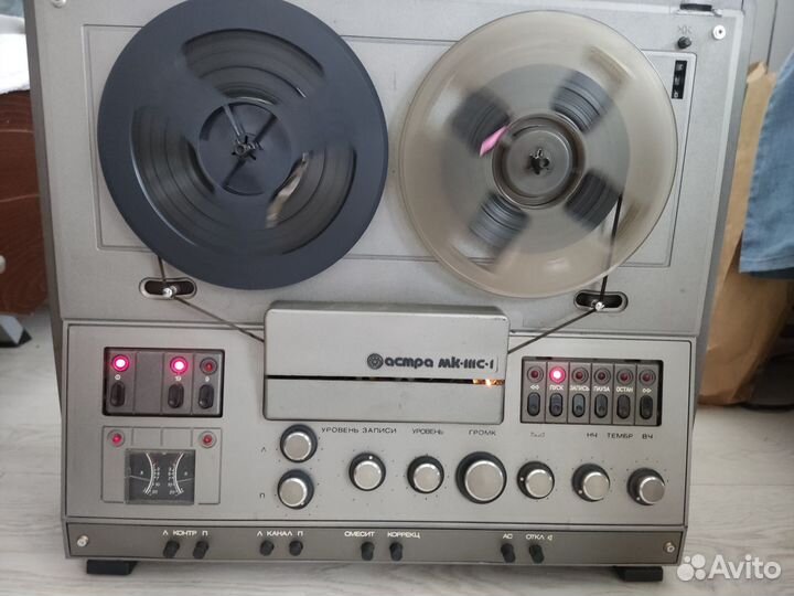 Катушечный магнитофон астра110