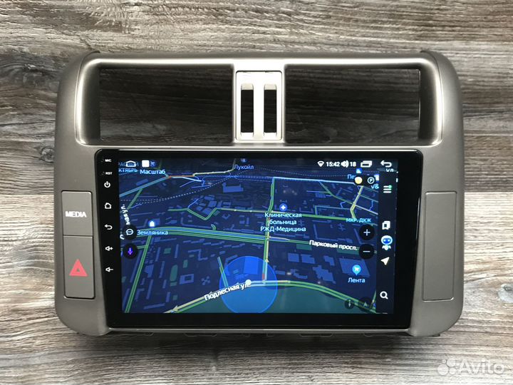 Магнитола на Toyota Prado 150 с круговым обзором