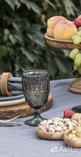 Набор бокалов из цветного стекла (6 шт)