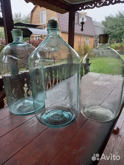 Бутылка стеклянная 20 литров