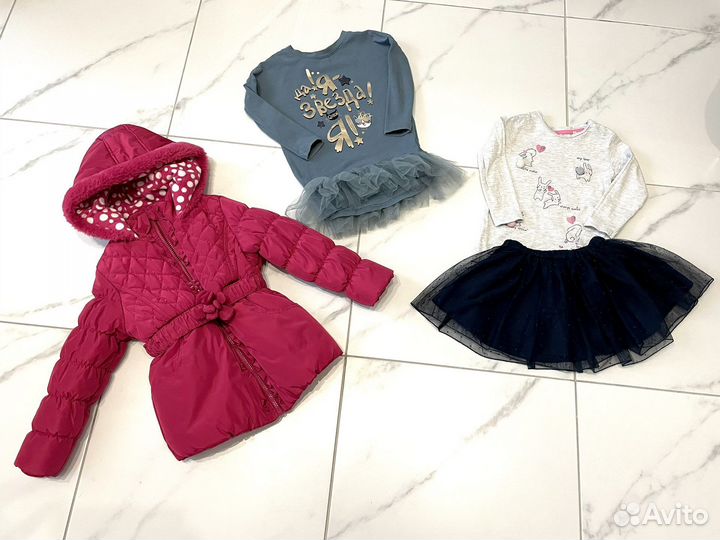 Детская одежда для девочек пакетом