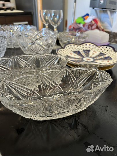 Вазы хрусталь советский