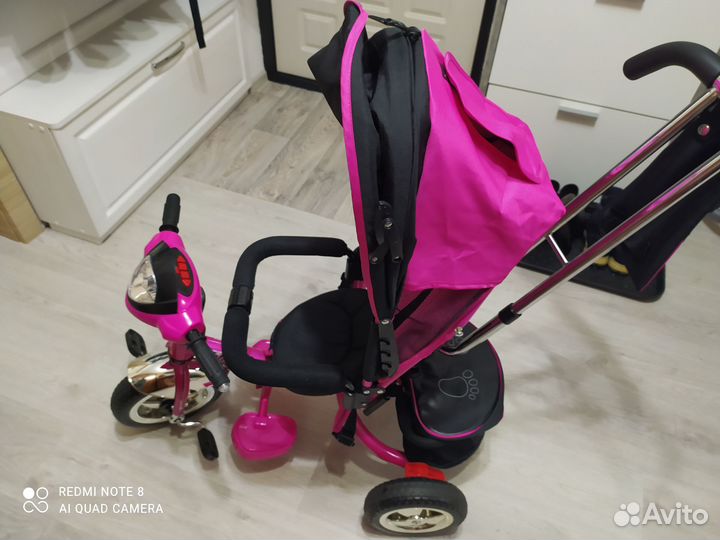 Велосипед с ручкой