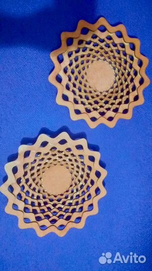 Деревянные тарелки из фанеры