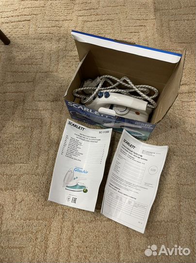 Утюг Scarlett SC-1135S (дорожный)