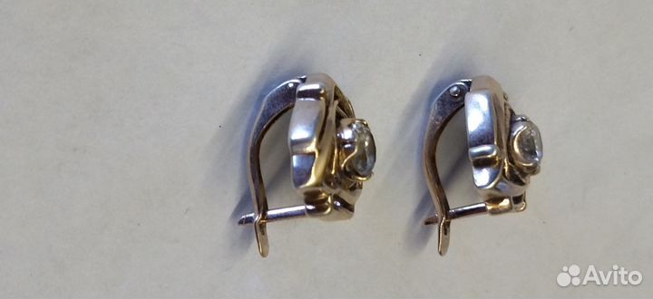 Серьги. серебро 925 проба. 1,6*1,6 см