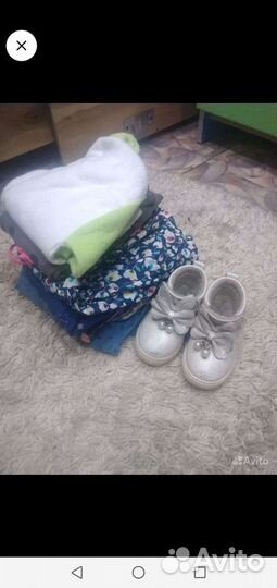 Детские вещи пакетом для девочек 86 92