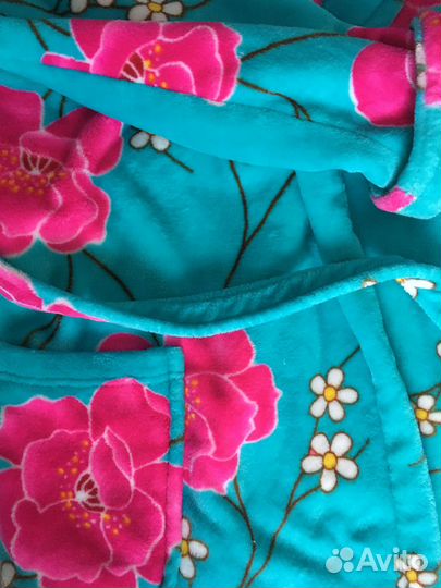 Махровый тёплый банный халат