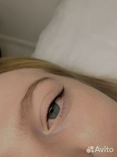 Наращивание/ламинирование ресниц на кресле