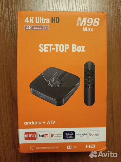 TV Box M98MAX ATV Amlogic S905Y4 4-32gb