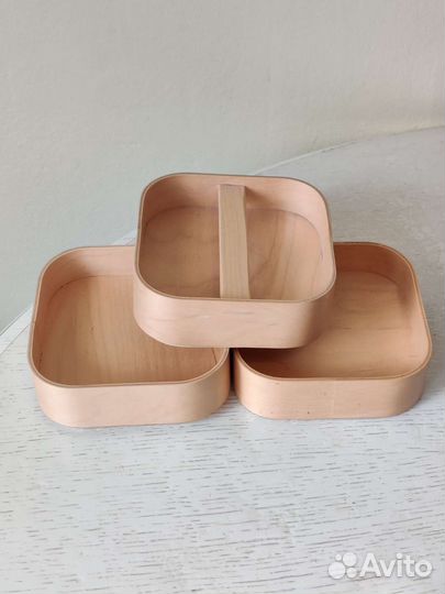 Шкатулка - коробочки в столбик, дерево