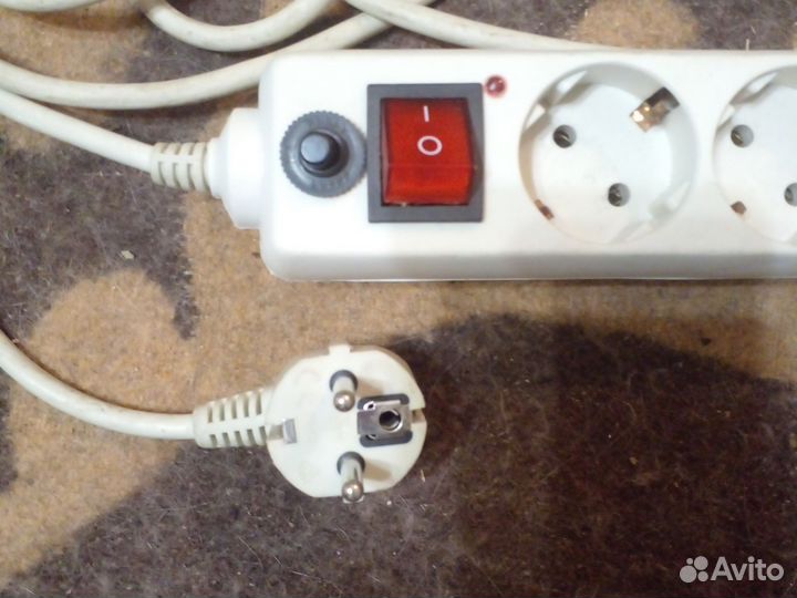 Сетевой фильтр 6местный длина4.5м