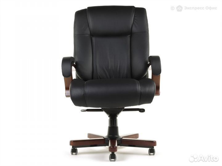 Кресло для руководителя Бюрократ T-9925walnut/blac