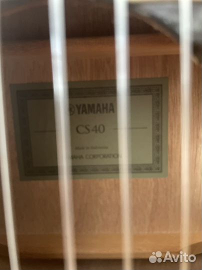 Гитара yamaha cs40