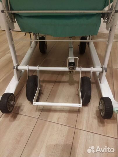 Детские санки коляска с колесами