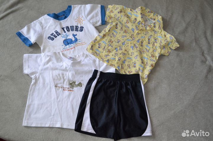 Набор летних и весенних вещей на мальчика 2 года