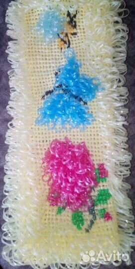 Мочалка с узором