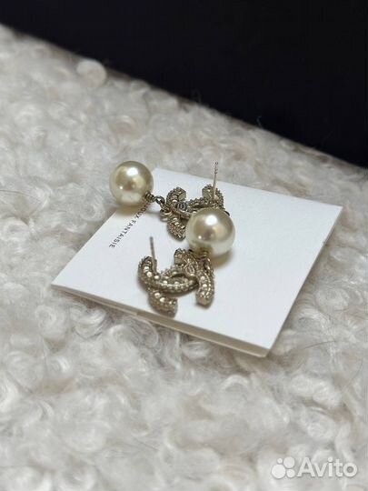Серьги chanel оригинал
