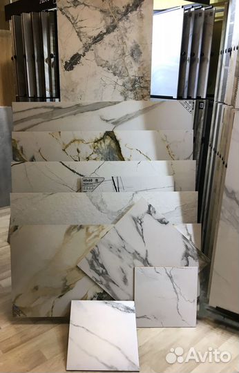 Керамогранит под мрамор