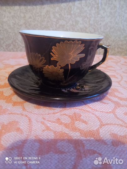 Чашка с блюдцем винтаж