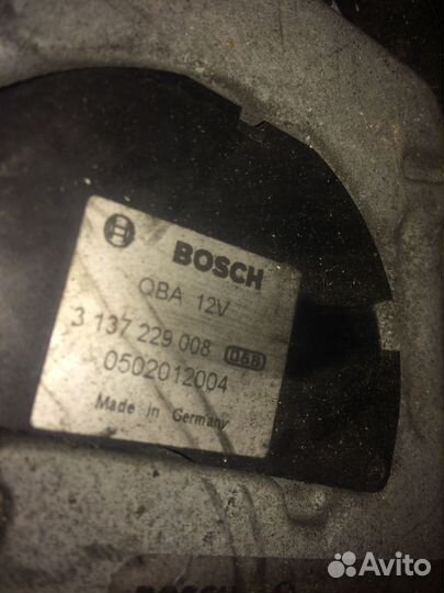 W219 вентилятор