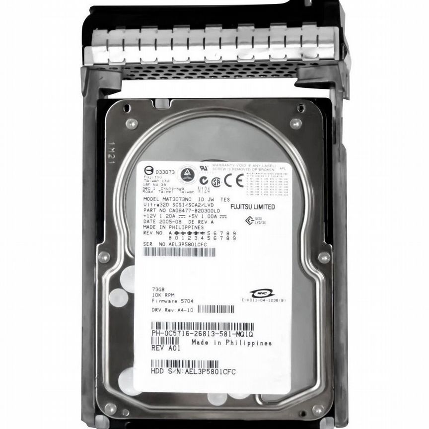 [C5716] Жесткий Диск Dell 73gb U160scsi 3.5" Hdd C5716