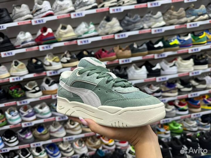 Кроссовки puma 180 sk8 tones зеленые