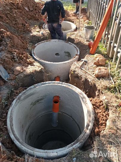 Септик под ключ из жби колец