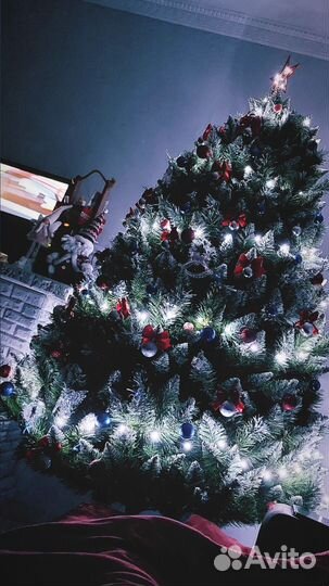 Елка искусственная заснеженная 2022г