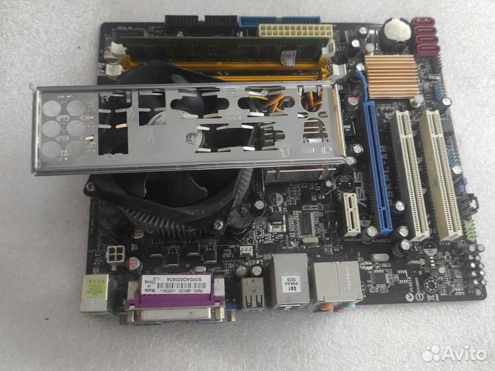 Материнская плата asus P5KPL-AM 775 сокет ddr2