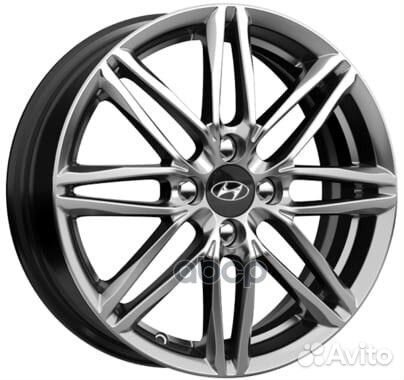 RowsДиск колесный темная платина Solaris R16