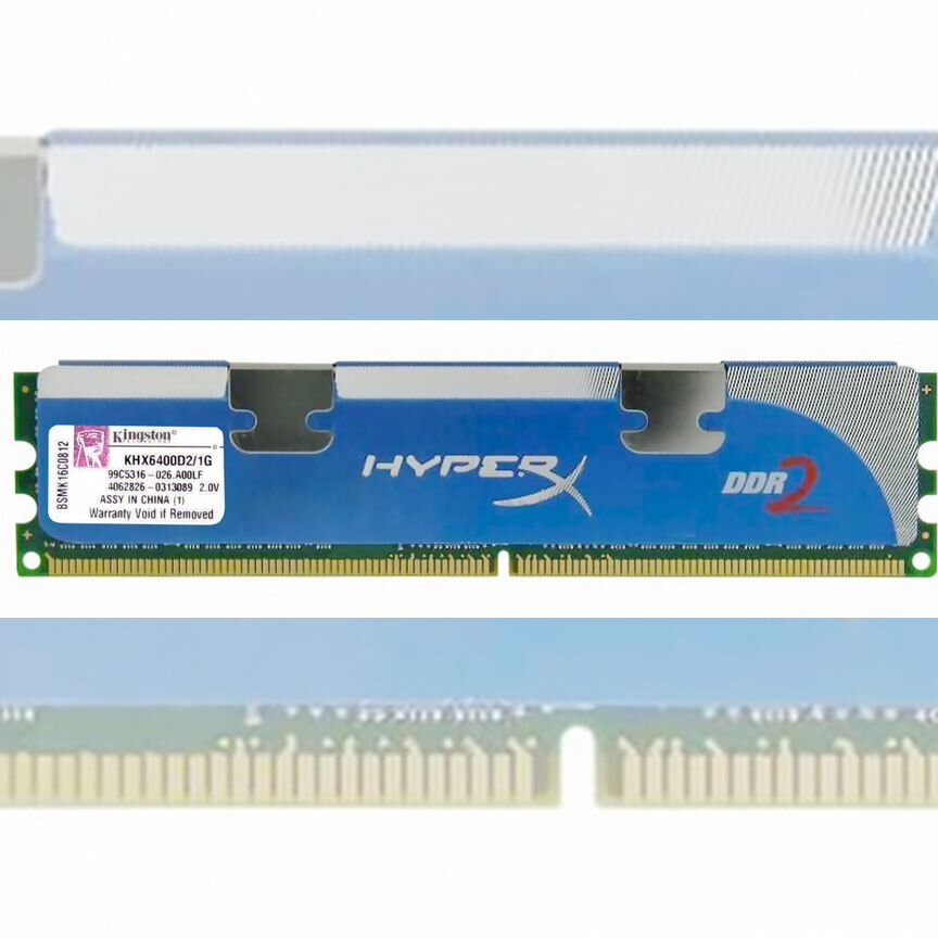 [KHX6400D2/1G] Оперативная Память Kingston Ddr2 1gb Khx6400d2/1g