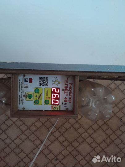 Инкубатор для яиц автоматический блиц 48