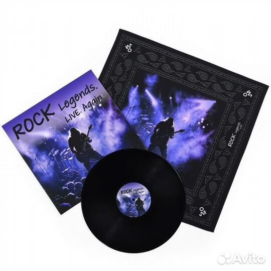 Rock legends. live. again. promo с банданой в пода