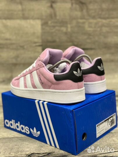 Кроссовки Adidas Campus Pink (36-40)