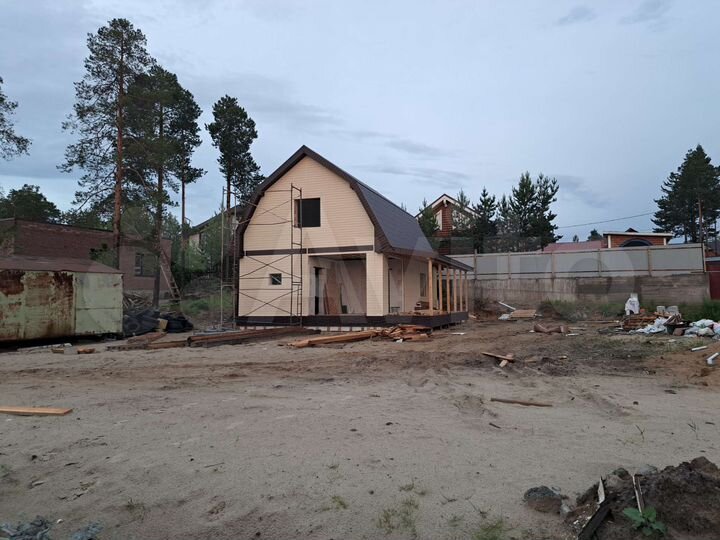 Дом 100 м² на участке 7,3 сот.