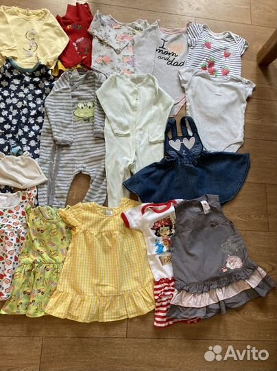 Одежда на девочку пакетом 74-80