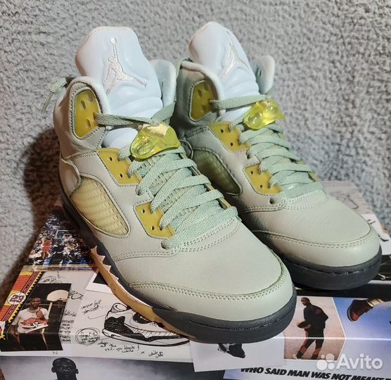 Nike AirJordan 5 jade Оригинал